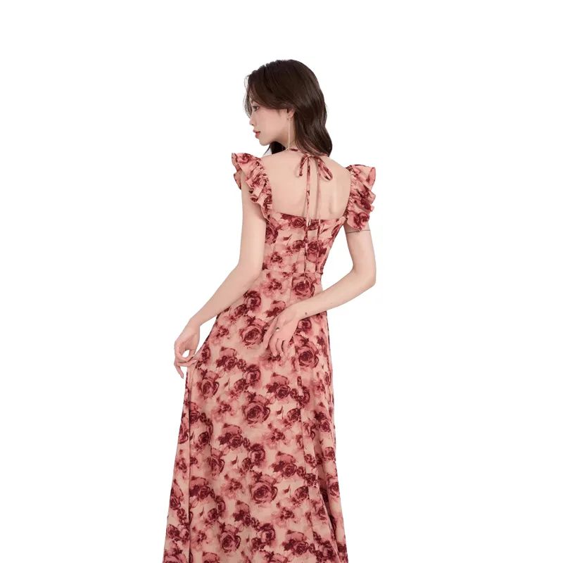 PAZZO Slip Dresses Women's Red-1