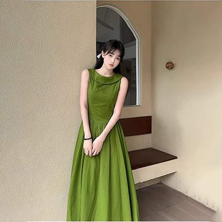 PAZZO Sleeveless Dresses Women's Atonement Green-3