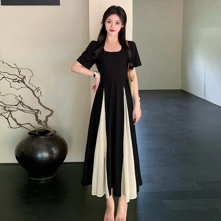 PAZZO Gauze Stylish Short Sleeved Dress Women's-6