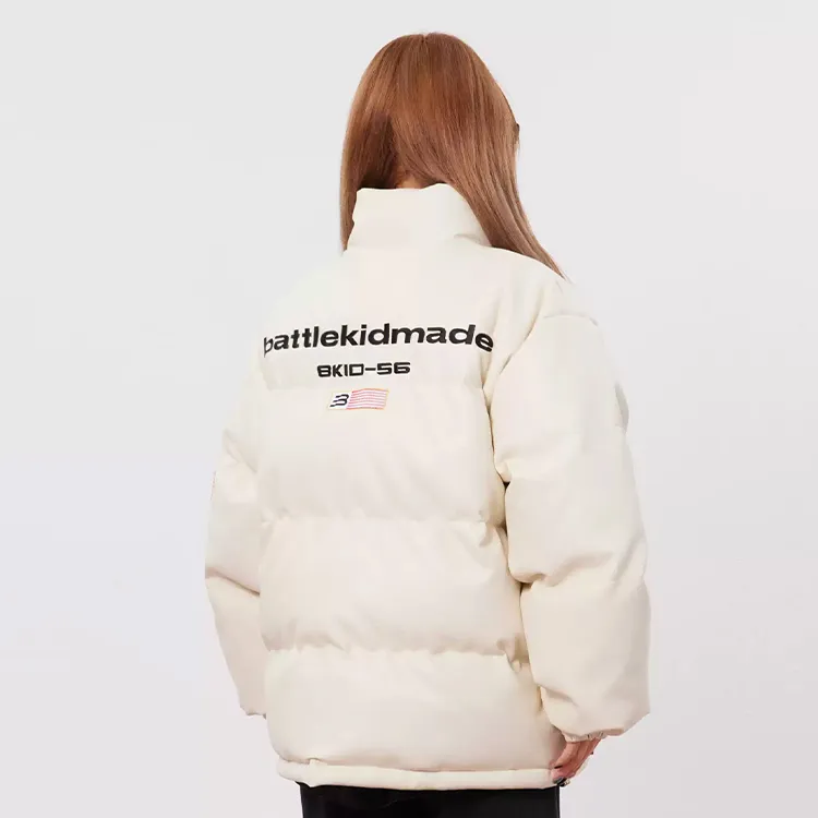 PAZZO Fashion Loose Fit Versatile Thickened Puffer Jacket Unisex-2