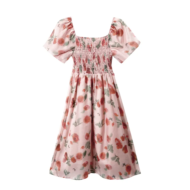 PAZZO Short Sleeved Dress Women's Pink-1