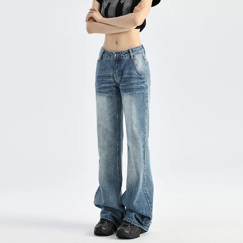 PAZZO Jeans Women's Vintage Blue-5