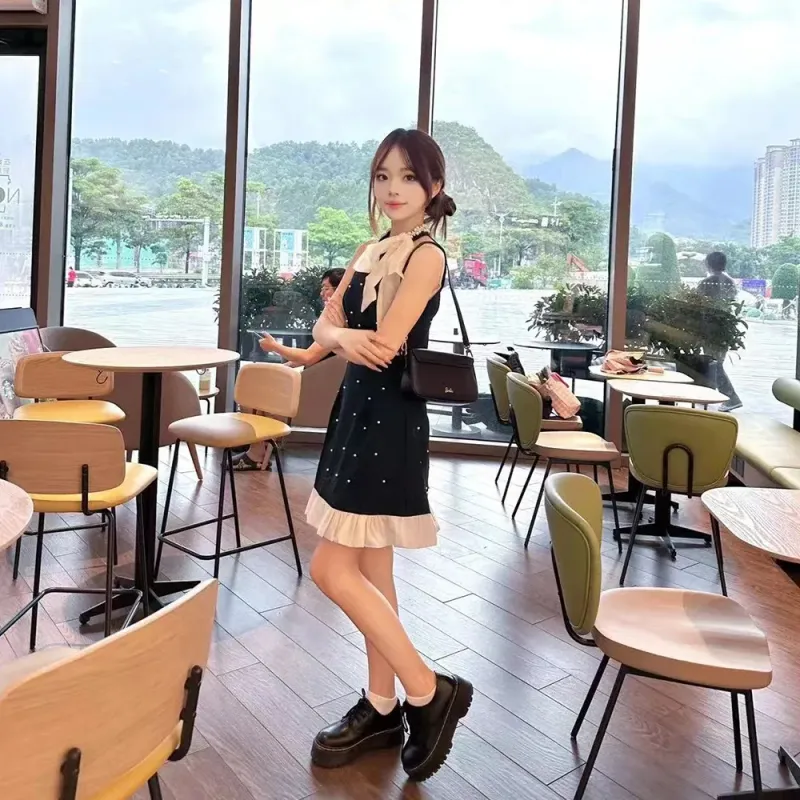 PAZZO Sleeveless Dresses Women's Black-5