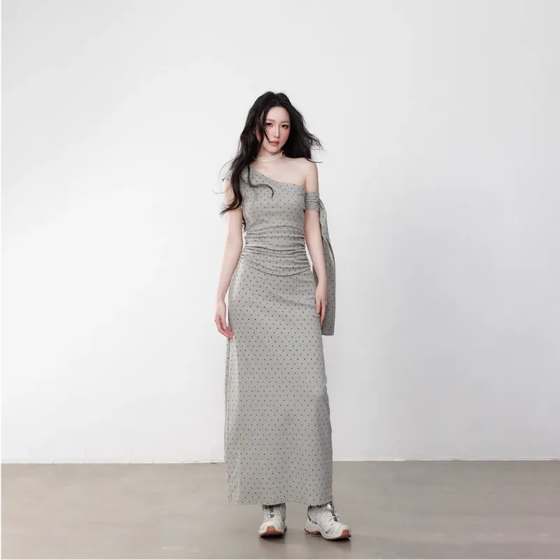 PAZZO Sleeveless Dresses Women's Gray-5