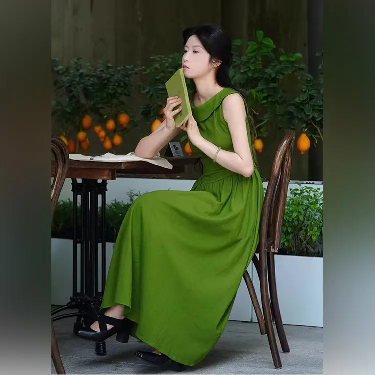 PAZZO Sleeveless Dresses Women's Atonement Green-7