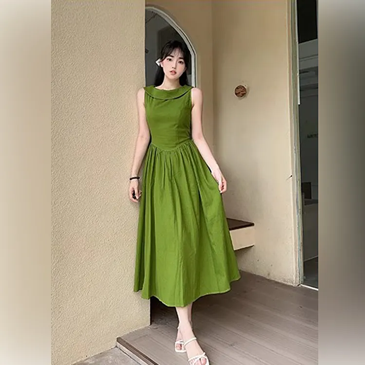 PAZZO Sleeveless Dresses Women's Atonement Green-2
