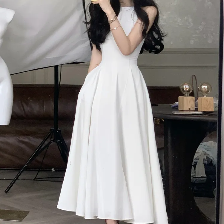PAZZO Cinched Waist Sleeveless Dress Women's-16