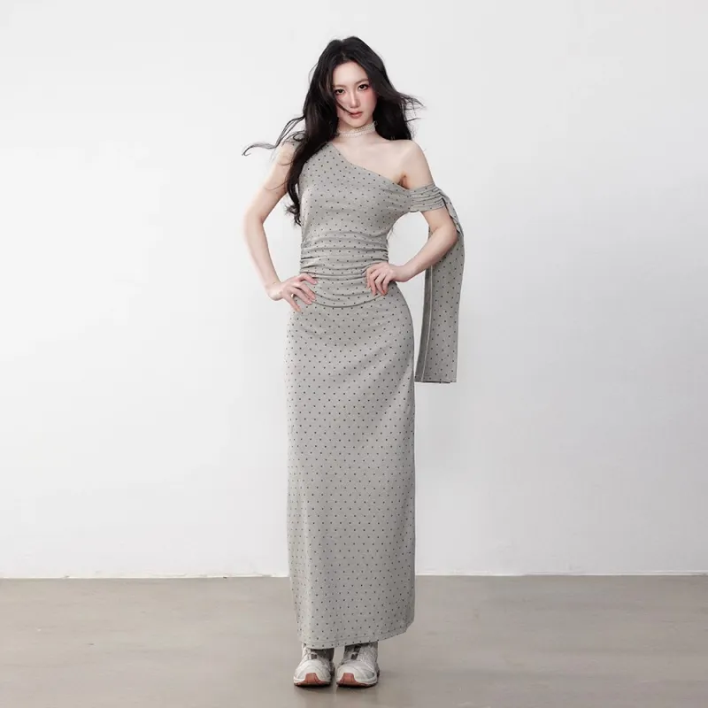 PAZZO Sleeveless Dresses Women's Gray-4
