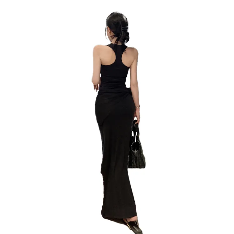 PAZZO U Neck Sleeveless Tank Top Dress Women's-0