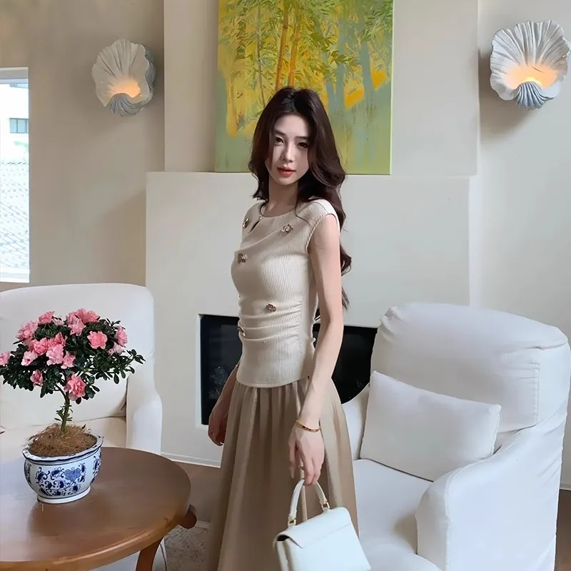 PAZZO Two Piece Skirt Sets Women's-5