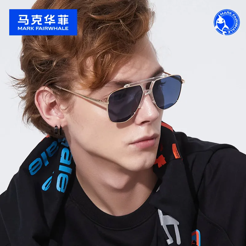 FAIRWHALE Alloy TR90 Aviator Sunglasses Men's-4