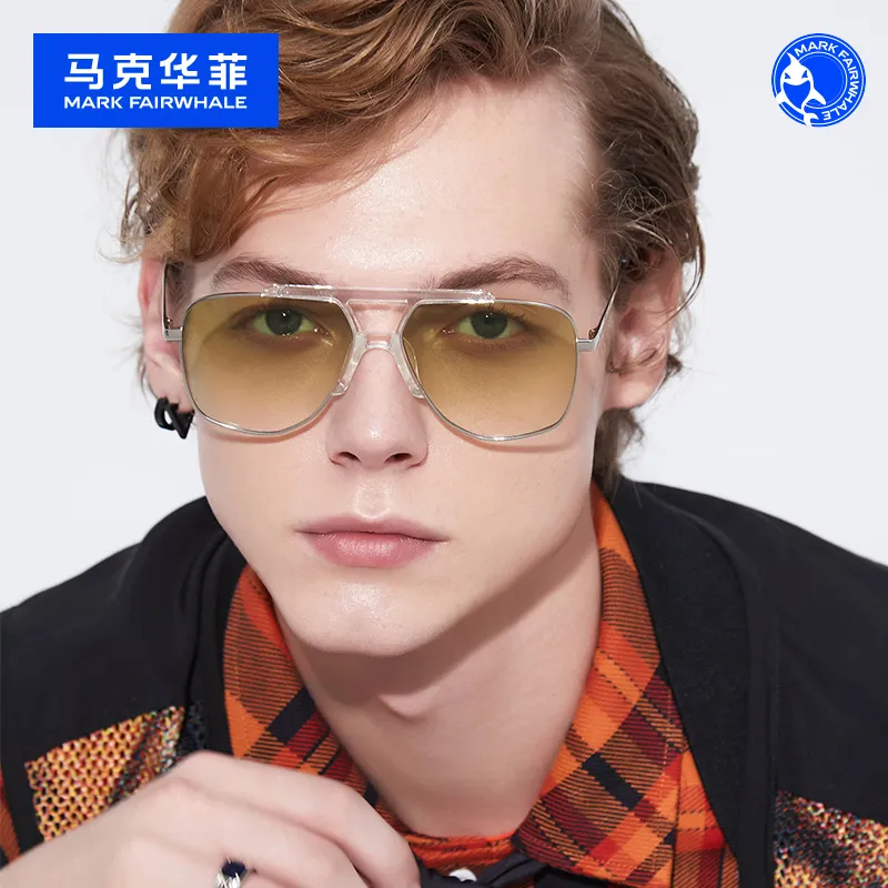 FAIRWHALE Alloy TR90 Aviator Sunglasses Men's-9