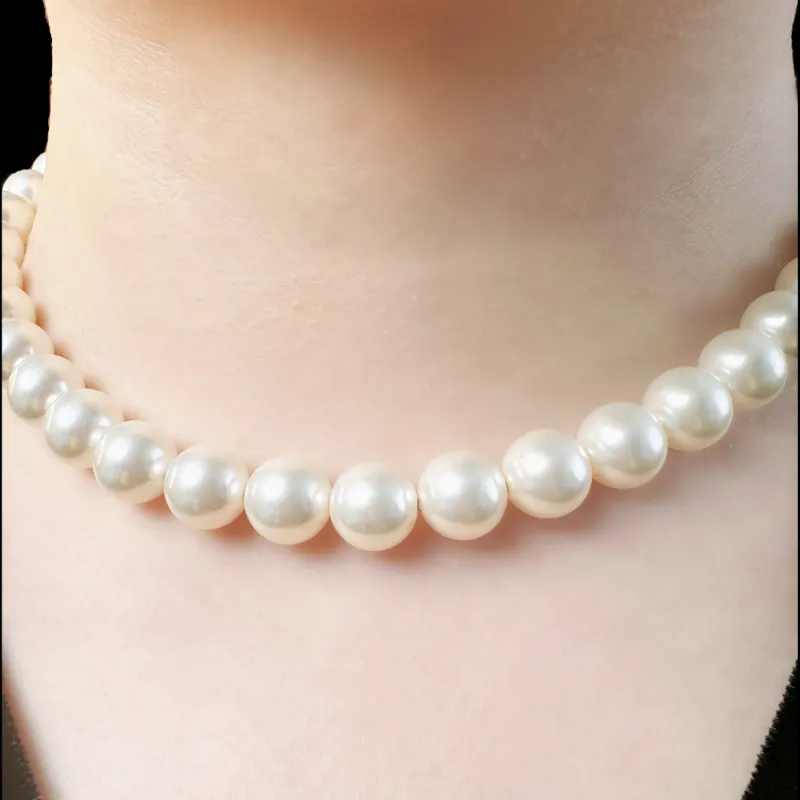 KOYOOME Artificial Pearl Necklaces Women's-4