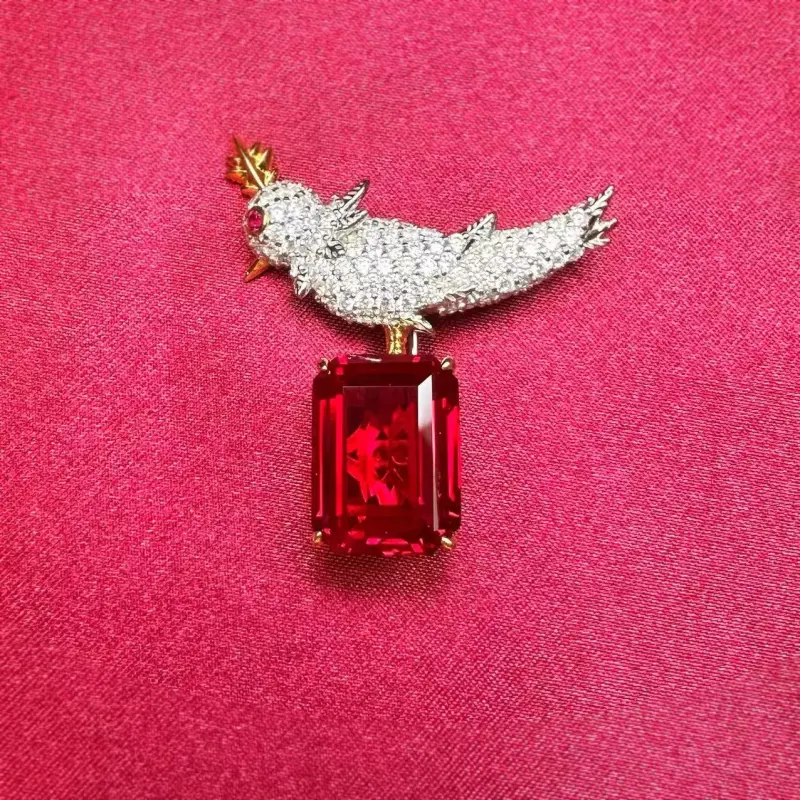KOYOOME S925 Silver plated Gold Brooches Unisex-1