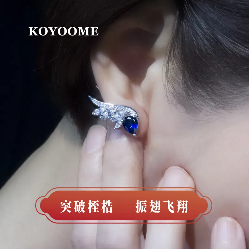 KOYOOME 925 Sterling Silver Earrings Unisex-7