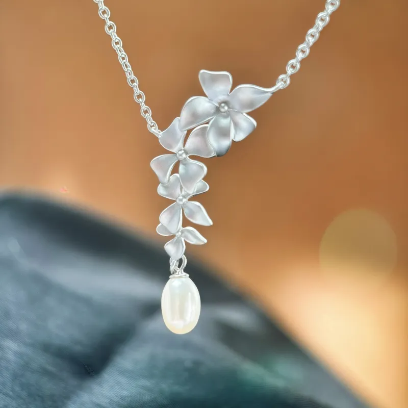 KOYOOME Pearl Y Letter Chain Women's-2