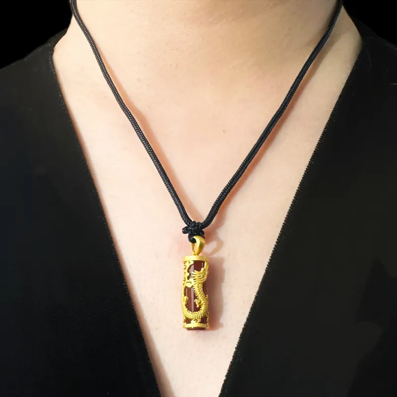 KOYOOME Natural Chalcedony Jade Necklaces Unisex-3