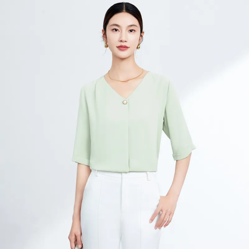 FORTEI Chiffon Shirts Women's-7