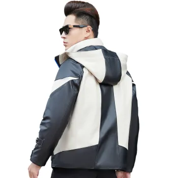 FORTEI Leather Jacket Men's White