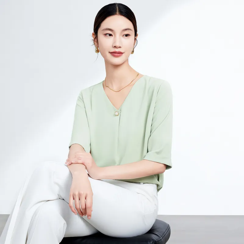 FORTEI Chiffon Shirts Women's-9