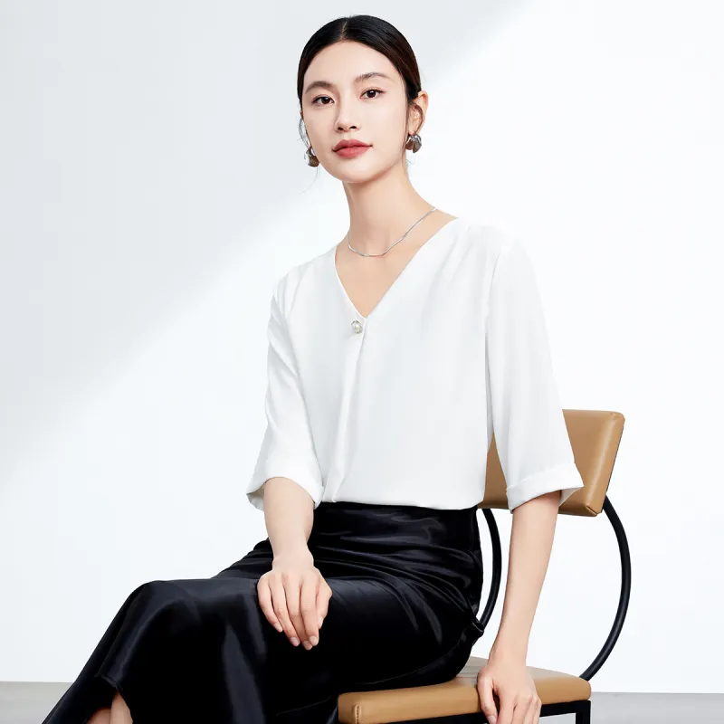 FORTEI Chiffon Shirts Women's-3