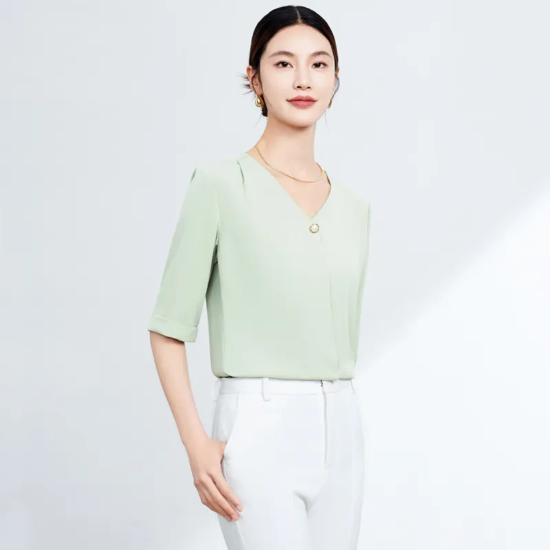 FORTEI Chiffon Shirts Women's-8