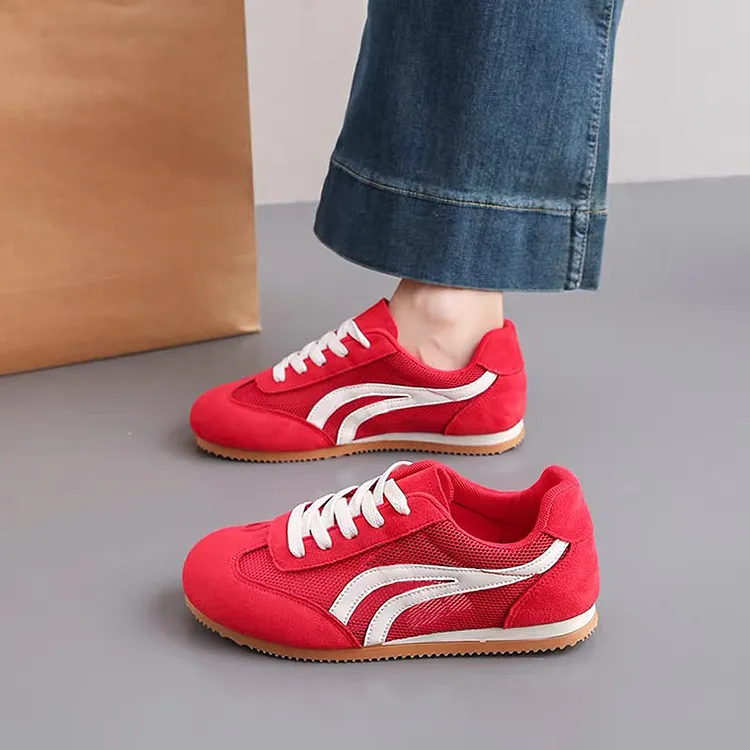 WJA Cushioning Abrasion Resistant Lightweight Slip Resistant Low Top Skateboard Shoes Women's-2