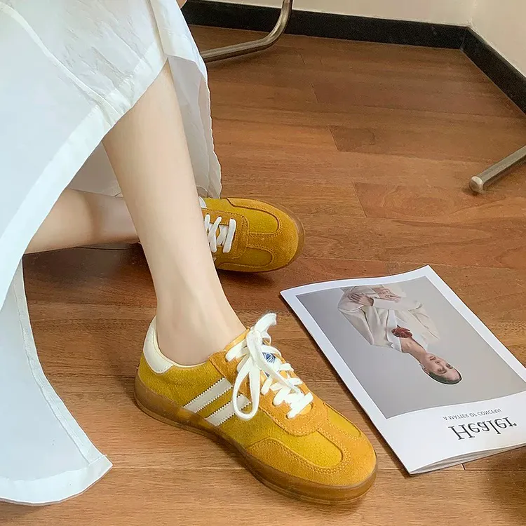WJA Skateboard Shoes Women's Low Top Red/Blue/Yellow-7