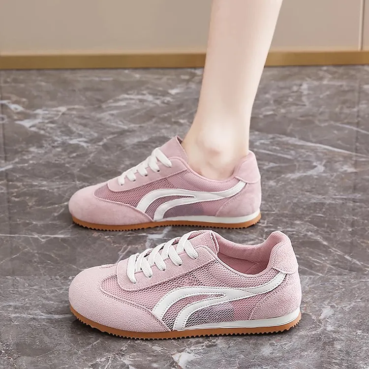 WJA Cushioning Abrasion Resistant Lightweight Slip Resistant Low Top Skateboard Shoes Women's-7