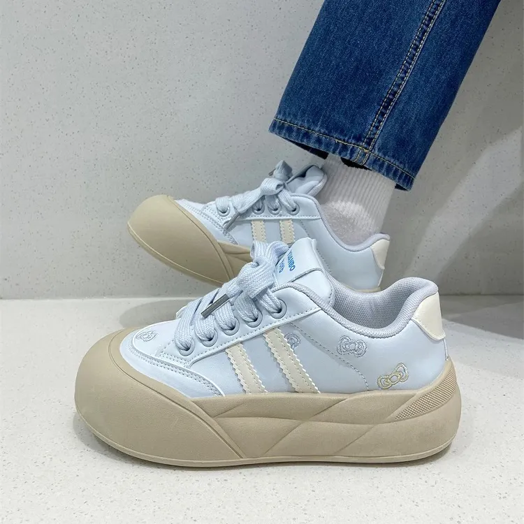 WJA Slip Resistant Cushioning Abrasion Resistant Lightweight Breathable Low Top Skateboard Shoes Women's-11