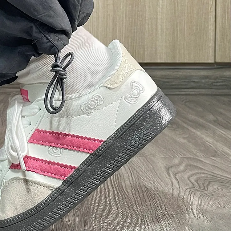 WJA Skateboard Shoes Women's Low Top Pink-3