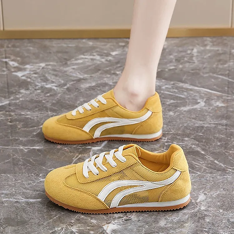 WJA Cushioning Abrasion Resistant Lightweight Slip Resistant Low Top Skateboard Shoes Women's-19