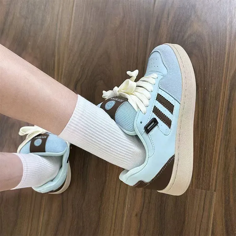 WJA Slip Resistant Cushioning Impact Resistance Wear Resistant Lightweight Low Top Skateboard Shoes Women's-5