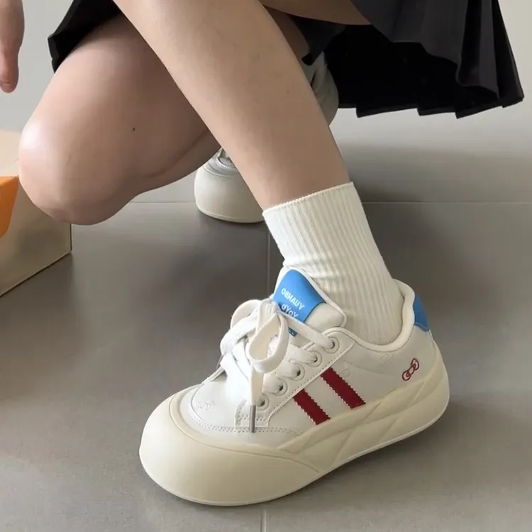 WJA Slip Resistant Cushioning Abrasion Resistant Lightweight Breathable Low Top Skateboard Shoes Women's-7