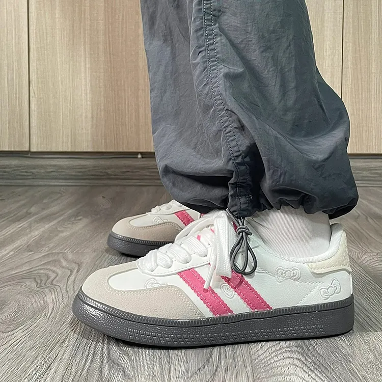WJA Skateboard Shoes Women's Low Top Pink-1