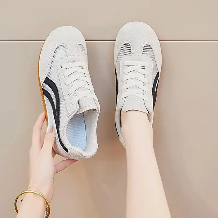 WJA Cushioning Abrasion Resistant Lightweight Slip Resistant Low Top Skateboard Shoes Women's-11