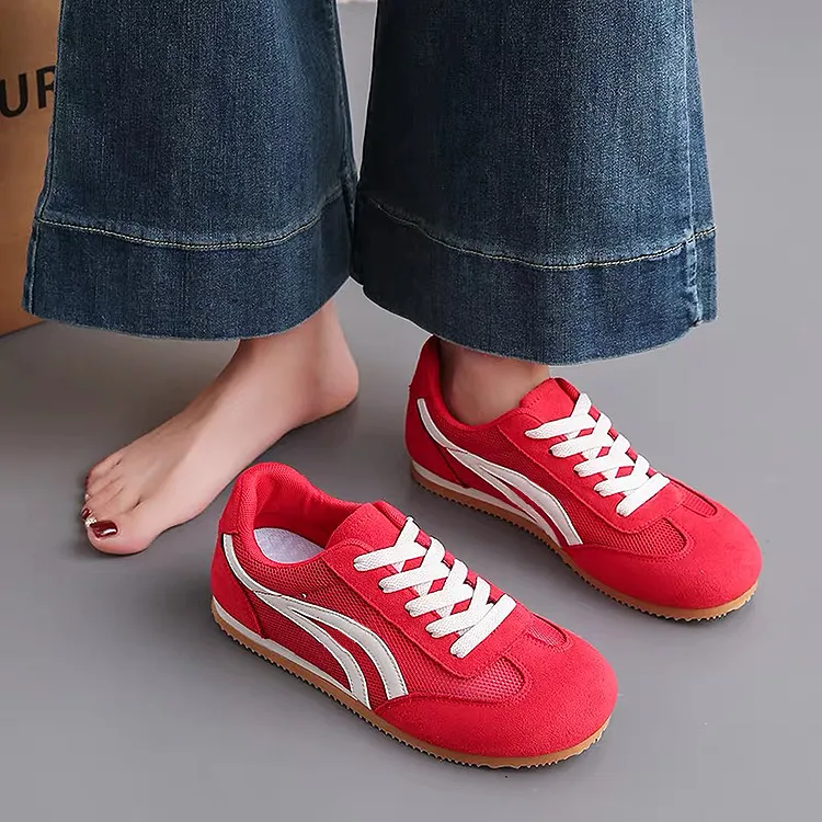 WJA Cushioning Abrasion Resistant Lightweight Slip Resistant Low Top Skateboard Shoes Women's-3