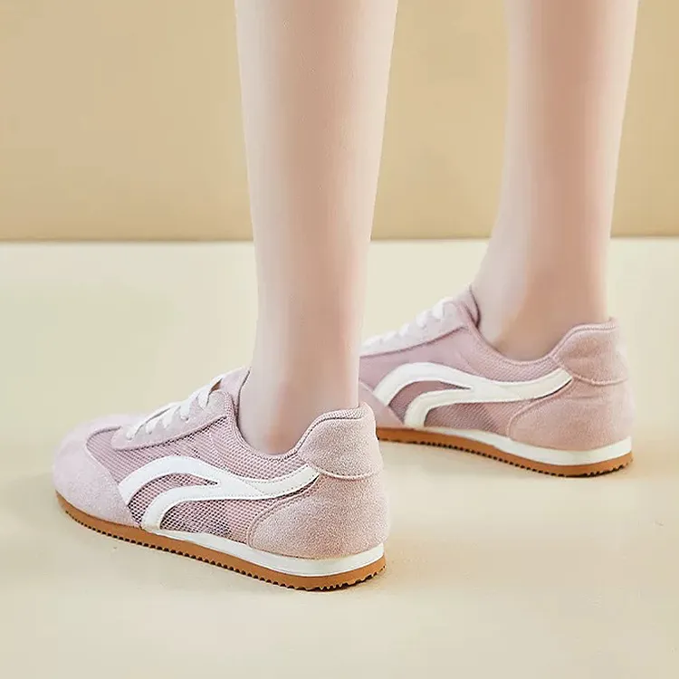 WJA Cushioning Abrasion Resistant Lightweight Slip Resistant Low Top Skateboard Shoes Women's-8
