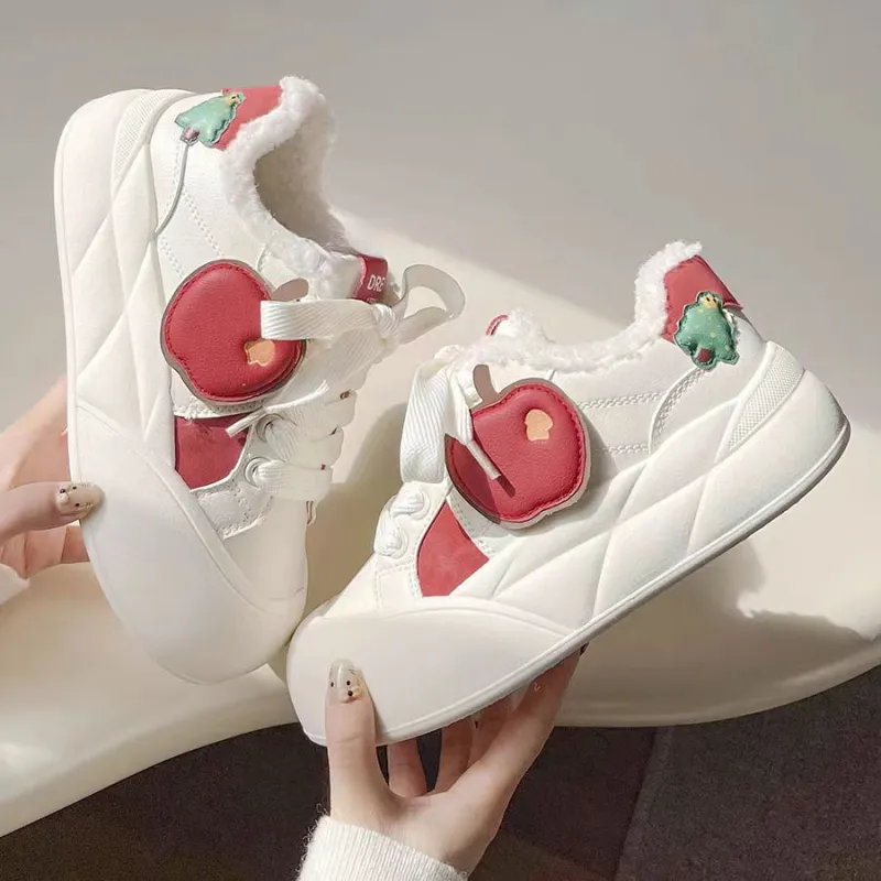 WJA Thermal Cushioning Coverage Abrasion Resistant Slip Resistant Low Top Skateboard Shoes Women's-4
