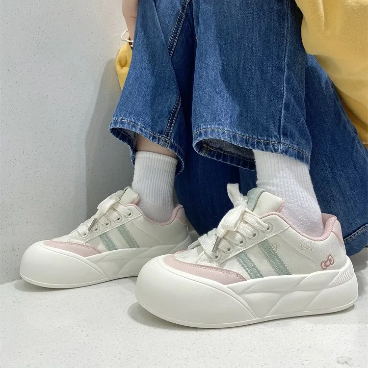WJA Slip Resistant Cushioning Abrasion Resistant Lightweight Breathable Low Top Skateboard Shoes Women's-2
