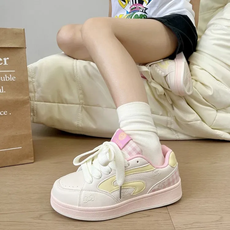 WJA Slip Resistant Cushioning Impact Resistant Abrasion Resistant Lightweight Low Top Skateboard Shoes Women's-3