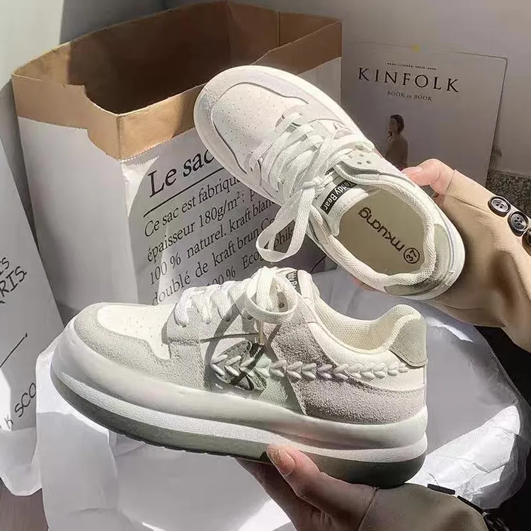 WJA Slip Resistant Shock Absorbers With Abrasion Resistant Properties Low Top Skateboard Shoes Women's-2