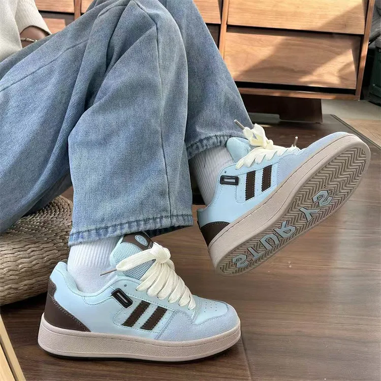 WJA Slip Resistant Cushioning Impact Resistance Wear Resistant Lightweight Low Top Skateboard Shoes Women's-1