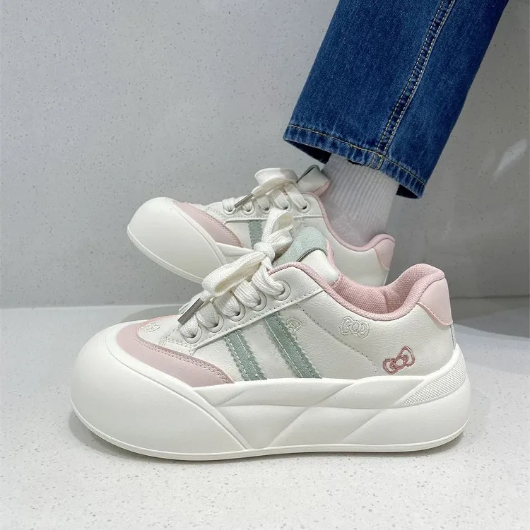 WJA Slip Resistant Cushioning Abrasion Resistant Lightweight Breathable Low Top Skateboard Shoes Women's-1