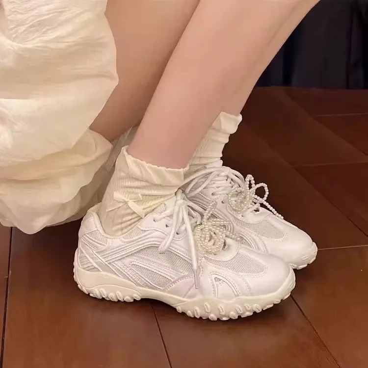 WJA Wear resistant, Lightweight, Breathable, And Non slip. Low Top Casual Shoes Women's-2