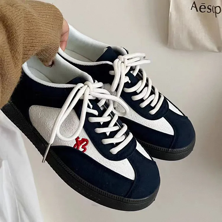WJA Slip Resistant Cushioning Impact Resistant Abrasion Resistant Lightweight Low Top Skateboard Shoes Women's-1
