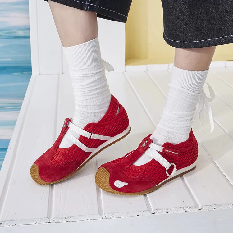 WJA Wear resistant, Lightweight, Breathable, And Non slip. Low Top Casual Shoes Women's-18