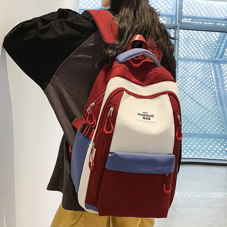 SWIMFUNER Nylon Backpack Medium Size Unisex Multicolor-10