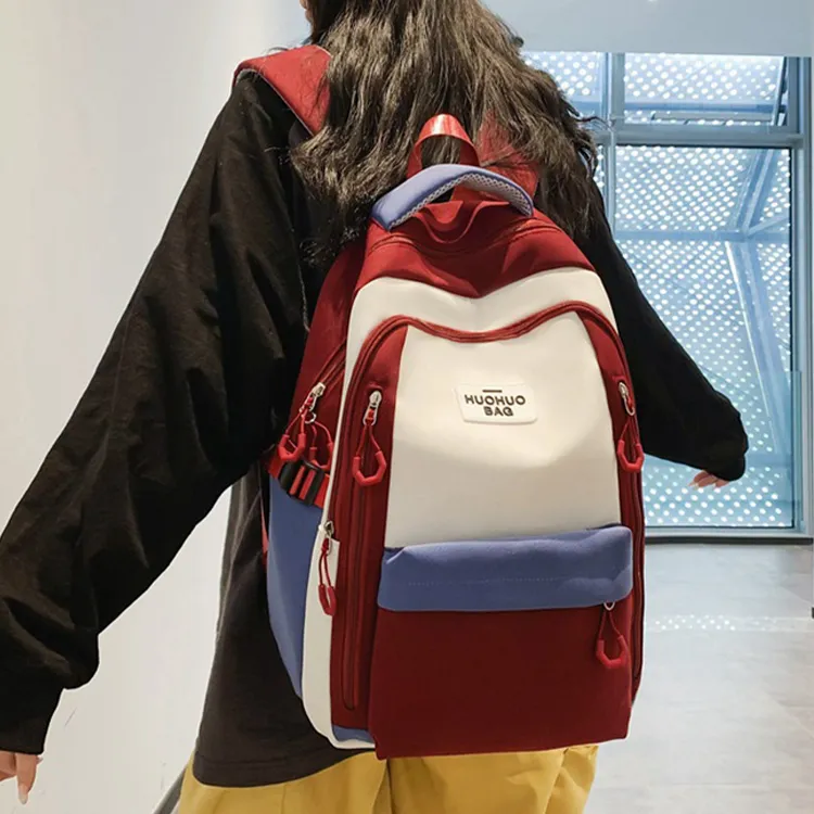 SWIMFUNER Nylon Backpack Medium Size Unisex Multicolor-8