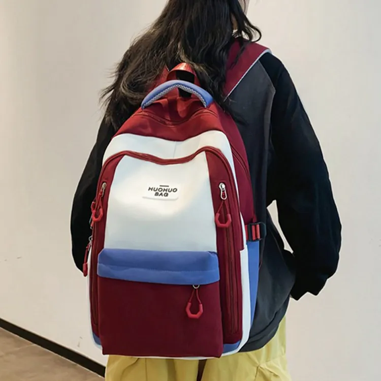 SWIMFUNER Nylon Backpack Medium Size Unisex Multicolor-9